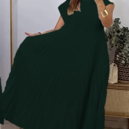 Elegant Green Maxi Dress