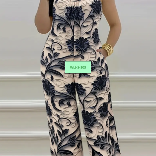 Floral Print Jumpsuit