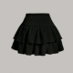 Mini Skirt with Charming Bow -BLACK