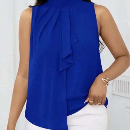 High Neck Sleeveless Top