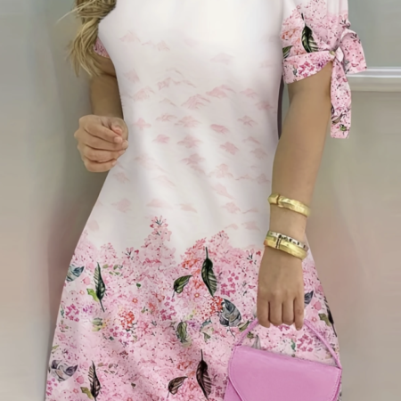 Print Off Shoulder Dress