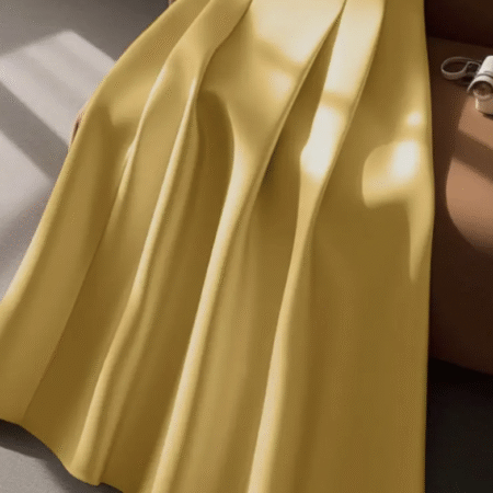 Summer Trendy Midi Skirt-YELLOW