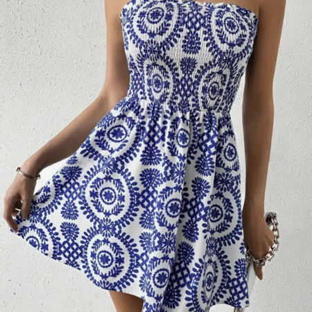 Midi Dress -BLUE