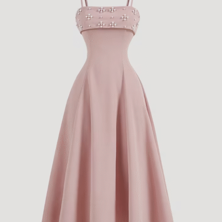 Princess Spaghetti Dress - Pink